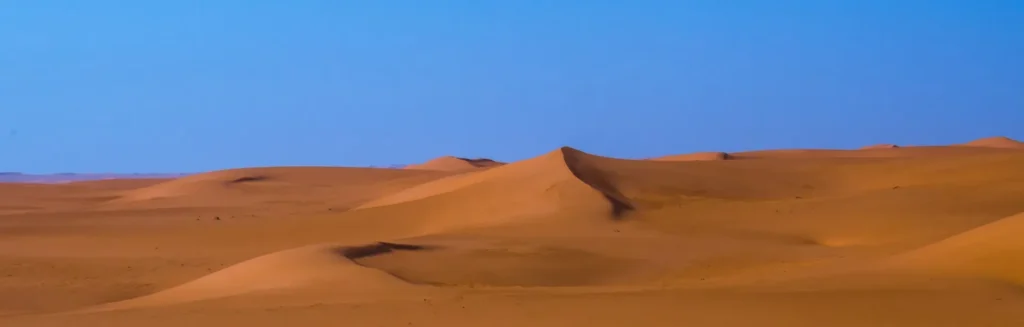 サウジアラビアの砂漠の風景