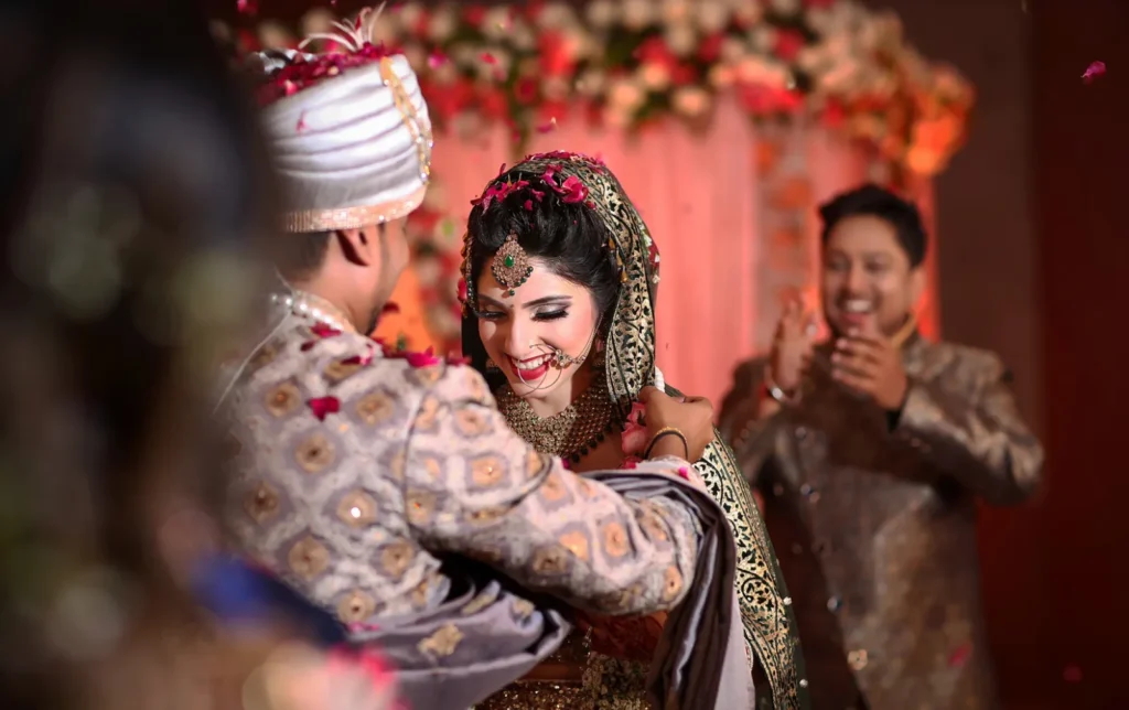 インドの女性の結婚式