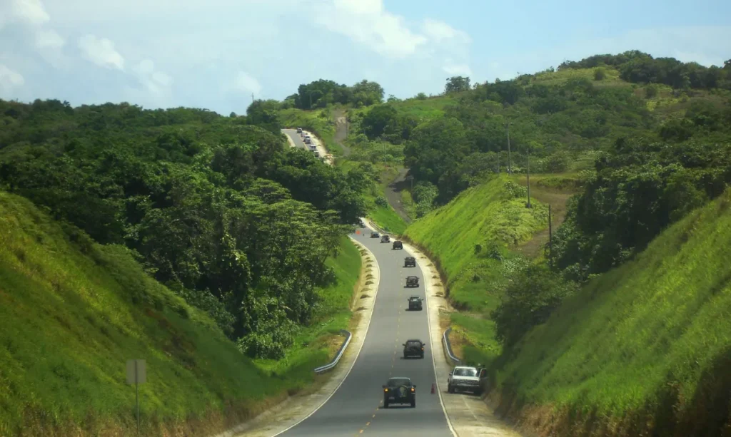 パラオの道路
